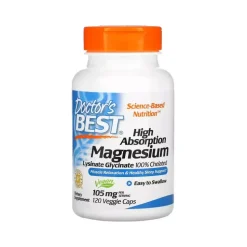 High Absorption Magnesium 105mg Magnez 120 kapsułek