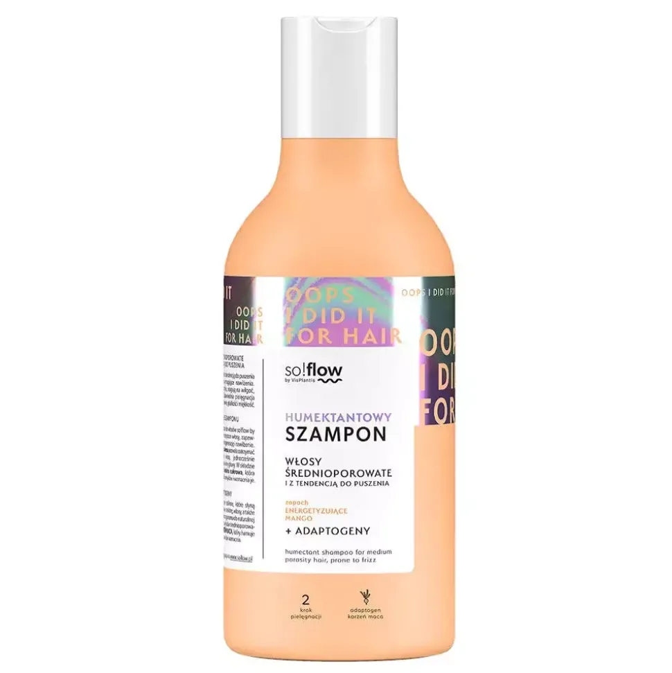 Humektantowy szampon do włosów średnioporowatych i z tendencją do puszenia 400ml