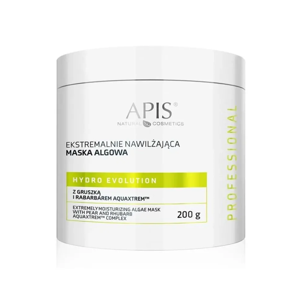 Hydro Evolution, Nawilżająca maska algowa z gruszką i rabarbarem, 200g