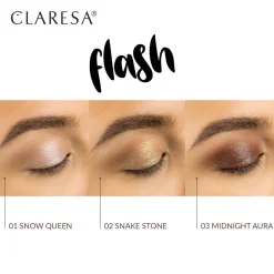 Iskrzący Cień do powiek Flash Snow Queen 01, 3g