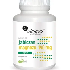 Jabłczan magnezu 140 mg z B6 (P-5-P) x 100 Vege caps.