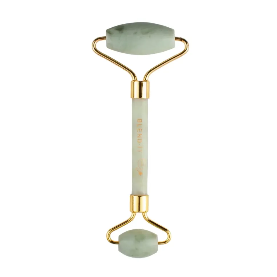 Jade Roller Wałeczek do masażu twarzy z jadeitu