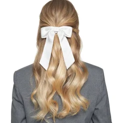 Jedwabna kokarda № 3 - kość słoniowa