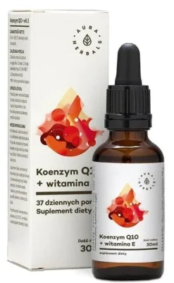 Koenzym Q10 + Witamina E, krople 30ml