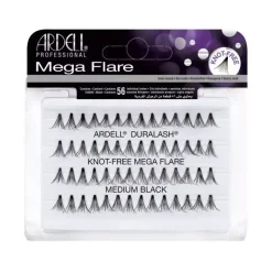 kępki DuraLash Mega Flare Medium Black 56 szt