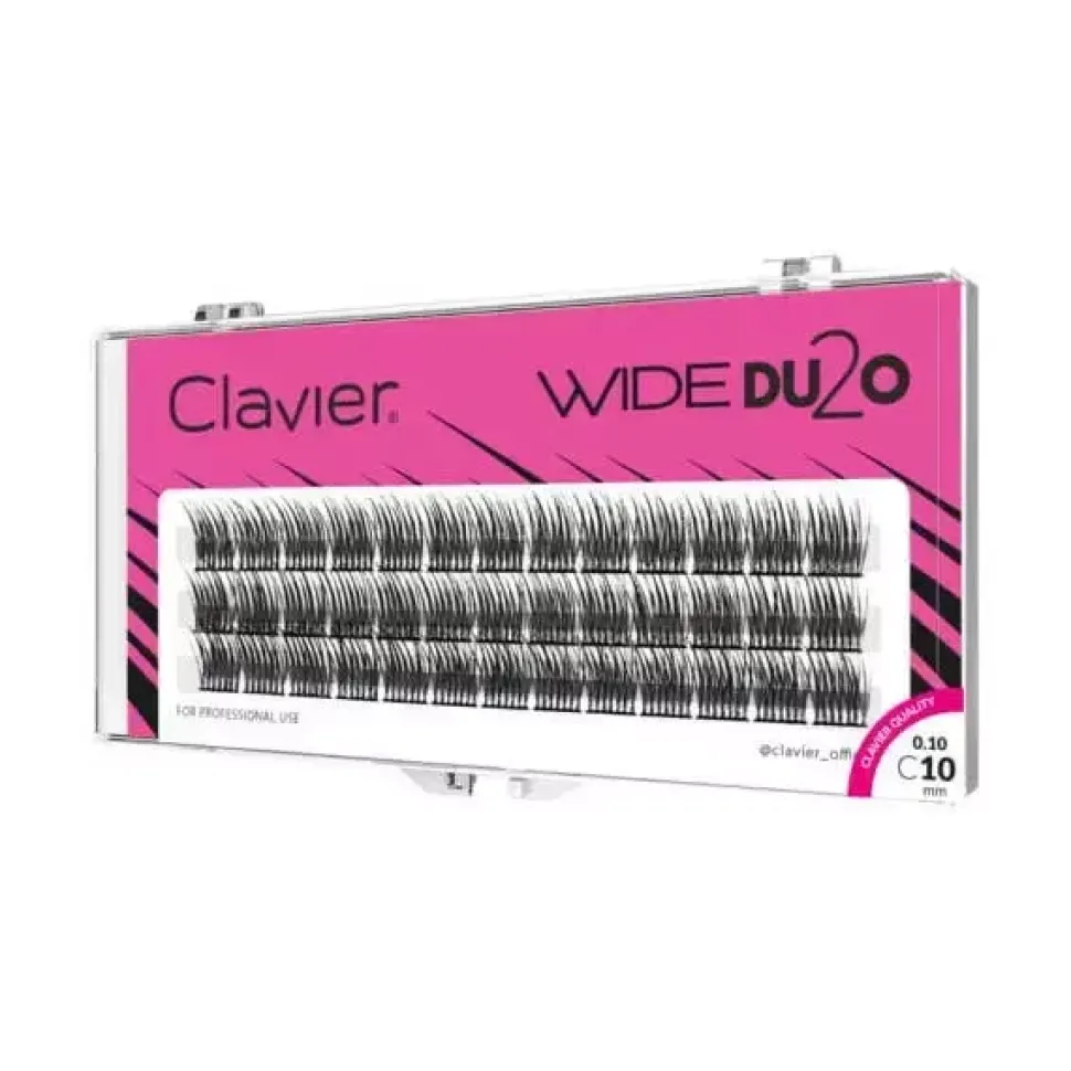 Kępki Rzęs Clavier WIDE Du2o 10mm