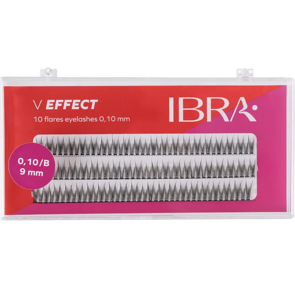 Kępki rzęs V effect 0,10 B 9mm