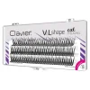 Kępki rzęs V&L Shape, cat eyelashes skręt L 14mm