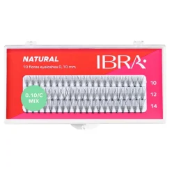 Kępki sztucznych rzęs NATURAL 0.10/C/MIX
