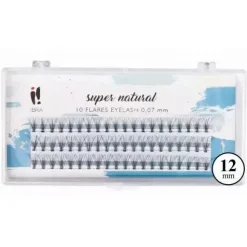 Kępki sztucznych rzęs SUPER  NATURALKNOT-FREE  0.07-C-12mm