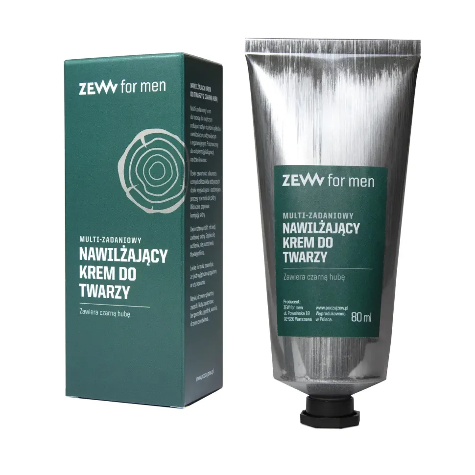 Krem nawilżający do twarzy multi-zadaniowy z czarną hubą 80ml