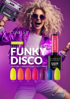 Lakier hybrydowy FUNKY DISCO 3 Coral Twist 5g
