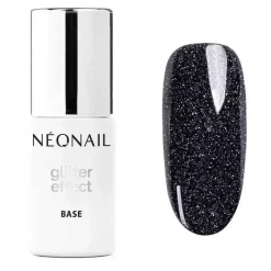 Lakier Hybrydowy Glitter Effect Base Black Shine 7,2 ml