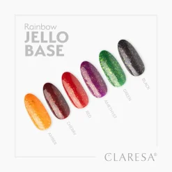 Lakier hybrydowy Rainbow Jello Base Amber 5g