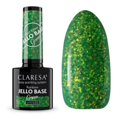 Lakier hybrydowy Rainbow Jello Base Green 5g