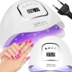 Lampa do paznokci UV LED 80W do hybryd żeli SUN X5 MAX LCD