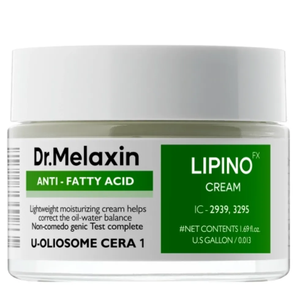 Lipino Cream - Lekki Krem Nawilżający dla Skóry Trądzikowej - 50ml