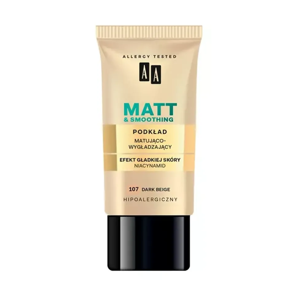 Make Up Matt podkład matująco wygładzający 107 dark beige 30 ml