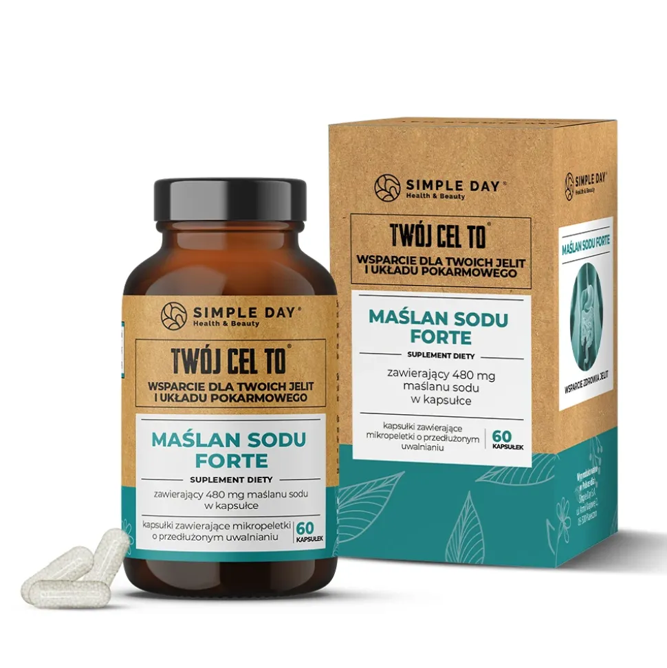 Maślan Sodu Forte 60 kapsułek