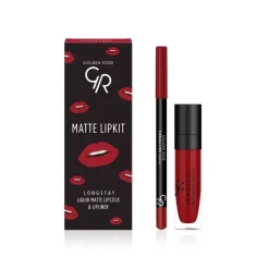 Matte Lipkit Zestaw do Ust Scarlet Red