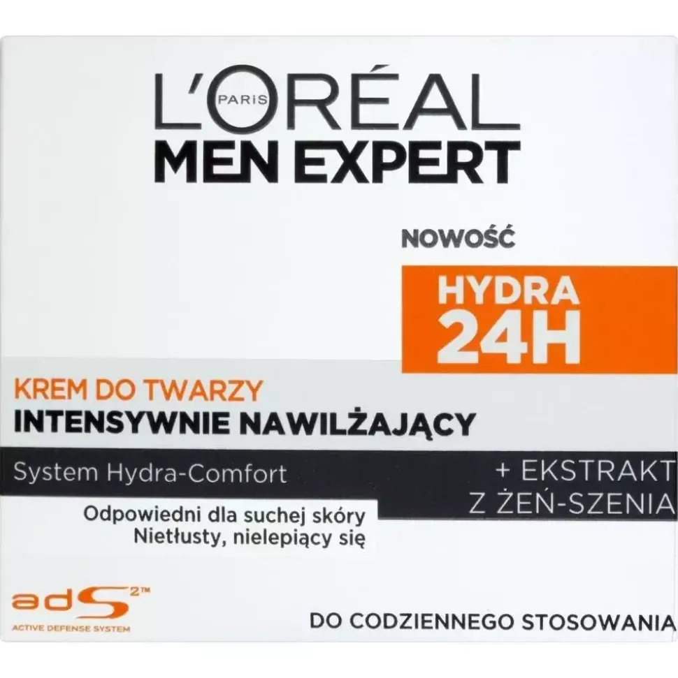 Men Expert Hydra 24H krem do twarzy intensywnie nawilżający 50ml