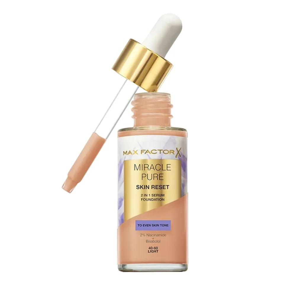 Miracle Pure Skin Reset podkład-serum do twarzy 40-60 Light 30ml