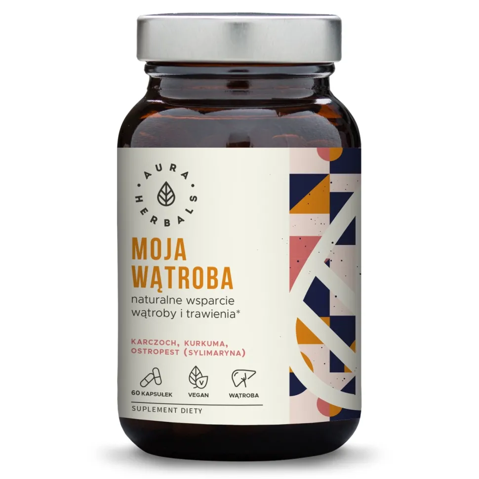 Moja Wątroba, karczoch, ostropest, kurkuma, kapsułki 60 szt.