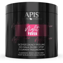 NIGHT FEVER Oczyszczający peeling do ciała, dłoni i stóp z cukrem trzcinowym 700g