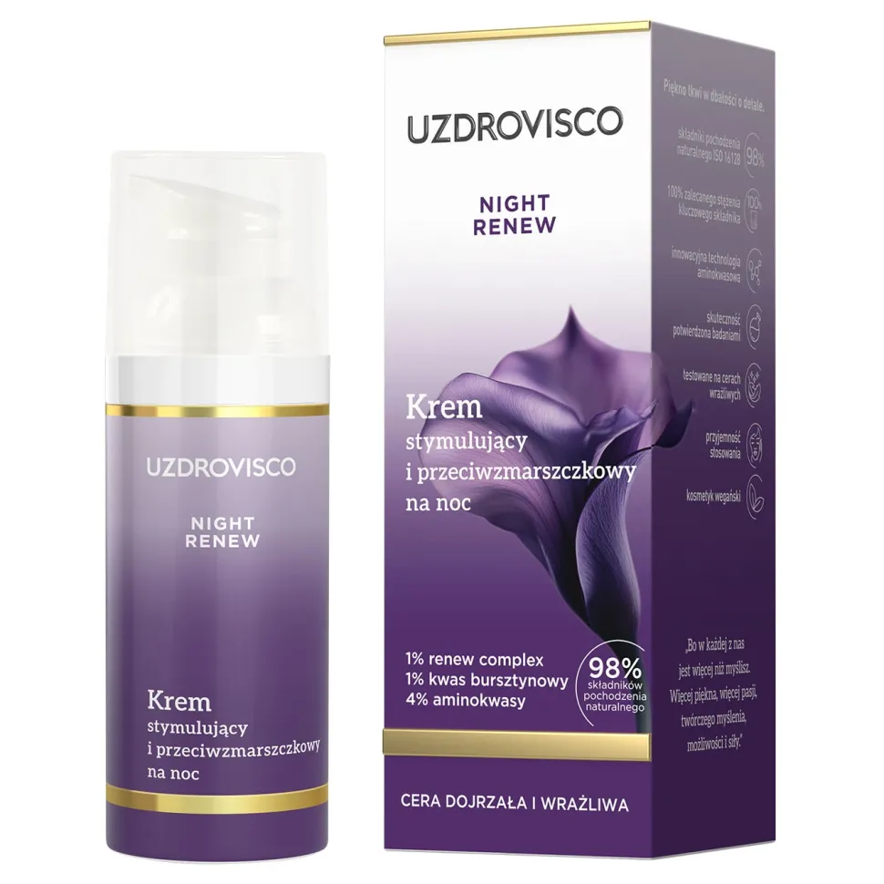 Night Renew Krem stymulujący i przeciwzmarszczkowy na noc 50ml