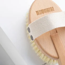 No.2P Szczotka do masażu ciała na sucho – włókno tampico, wersja z kijem