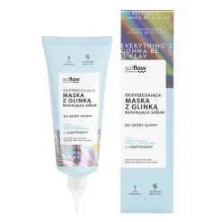 Oczyszczająca maska z glinką redukująca sebum do skóry głowy 100ml