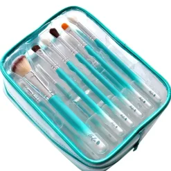 OMBRE Kosmetyczka z zestawem 12 sztuk pędzli