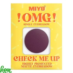 Omg! Check Me Up Highly Pigmented  Matte eyeshadow Cień do powiek No.04 Sweet plum