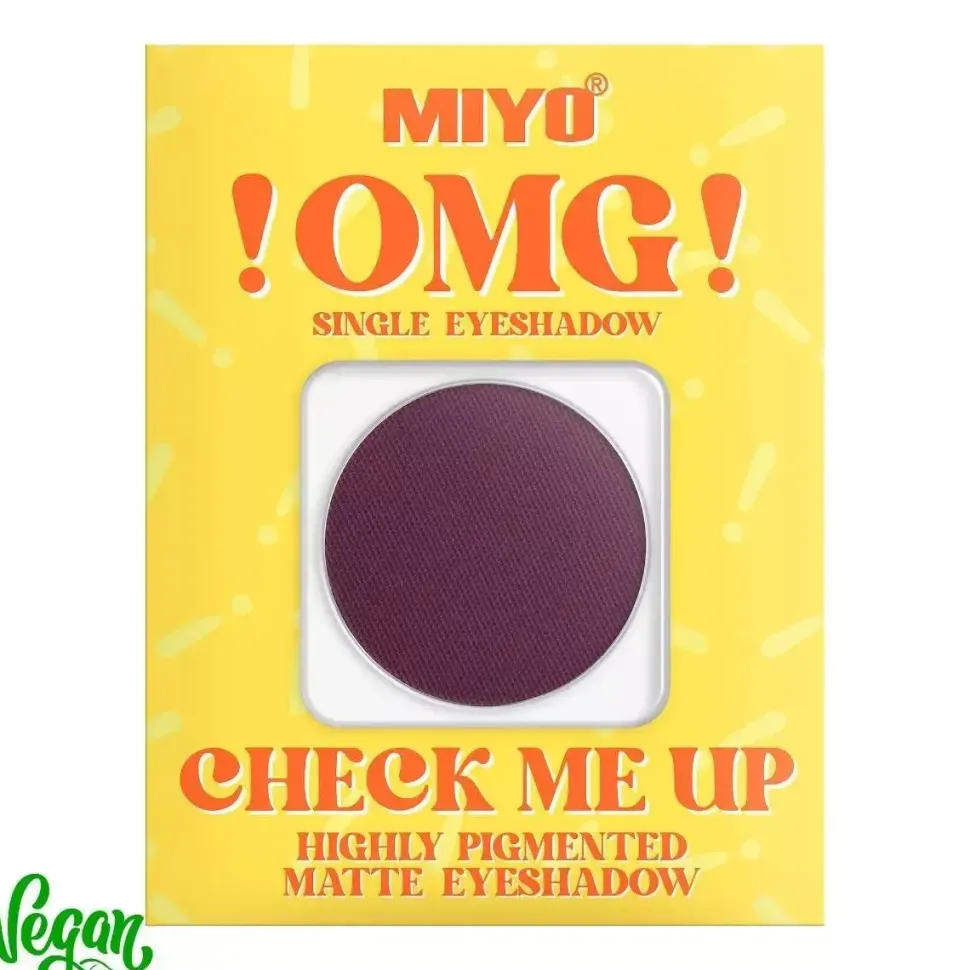 Omg! Check Me Up Highly Pigmented Matte eyeshadow Cień do powiek No.04 Sweet plum