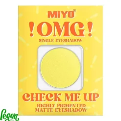 Omg! Check Me Up Highly Pigmented  Matte eyeshadow Cień do powiek No.10 Sunflower