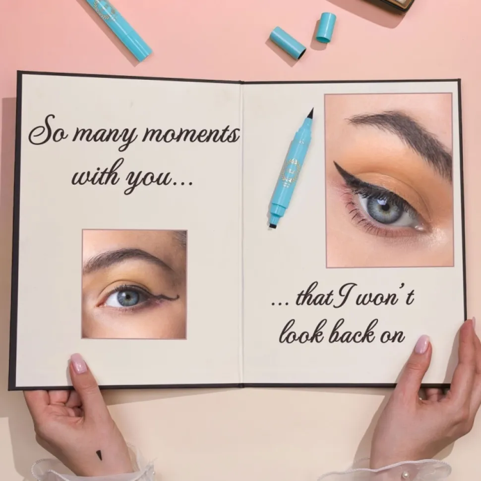 Papillon Eyeliner with Stamp - Eyeliner do oczu ze stemplem