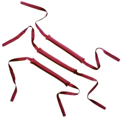 Papilot jedwabny - Burgundy 3 szt