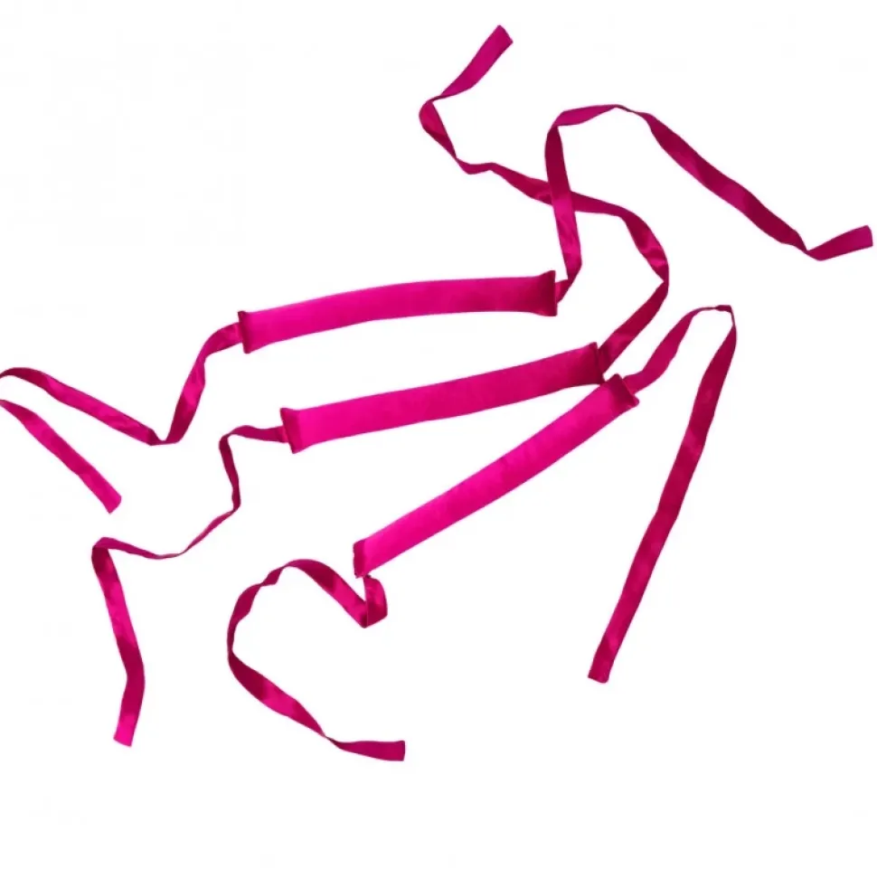 Papilot jedwabny - Hot Pink 3 szt