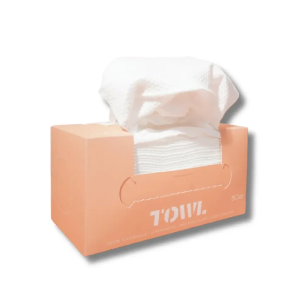 PEARL Jednorazowe ręczniki do twarzy 80 szt