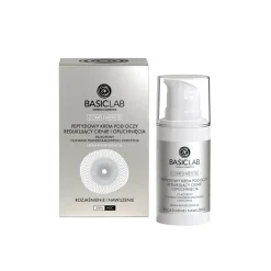 Peptydowy krem pod oczy redukujący cienie i opuchnięcia 3% kofeiny Lekka Konsystencja ROZJAŚNIENIE I NAWILŻENIE 15ml