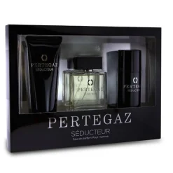 Pertegaz Seducteur Pour Homme zestaw woda perfumowana spray 100ml + żel pod prysznic 230ml + dezodorant 150ml