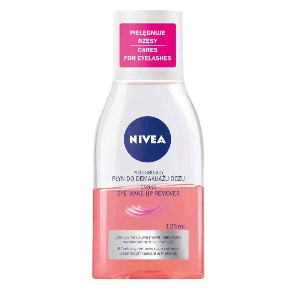 Pielęgnujący dwufazowy płyn do demakijażu oczu 125ml