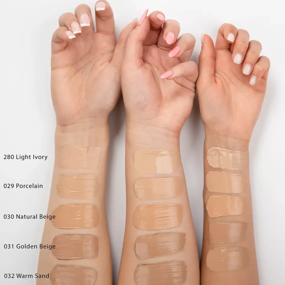 Podkład nawilżająco-wygładzający mineral silk & lift 032 - warm sand