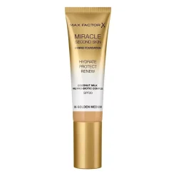 Podkład nawilżający z filtrem Miracle Second Skin 06 Golden Medium