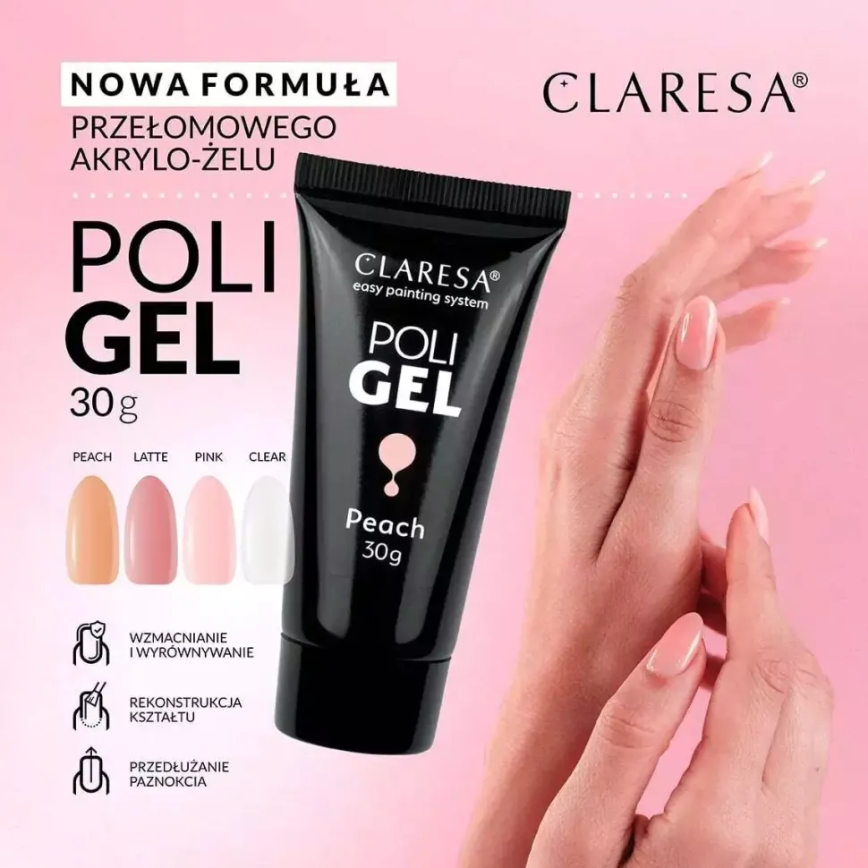 Poli Gel Żel budujący akrylożel Latte 30g