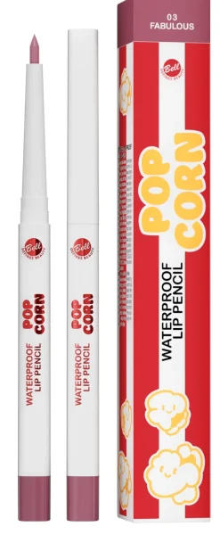 Popcorn Waterproof Lip Pencil 03 Fabulous Wodoodporna kredka do ust