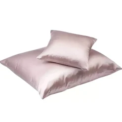 Poszewka jedwabna – rose gold 40x40 cm