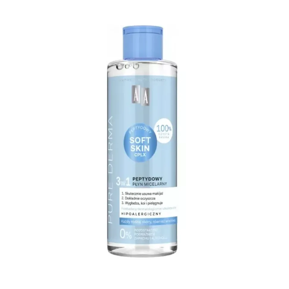 Pure Derma Peptydowy płyn micelarny 3 w 1 200ml