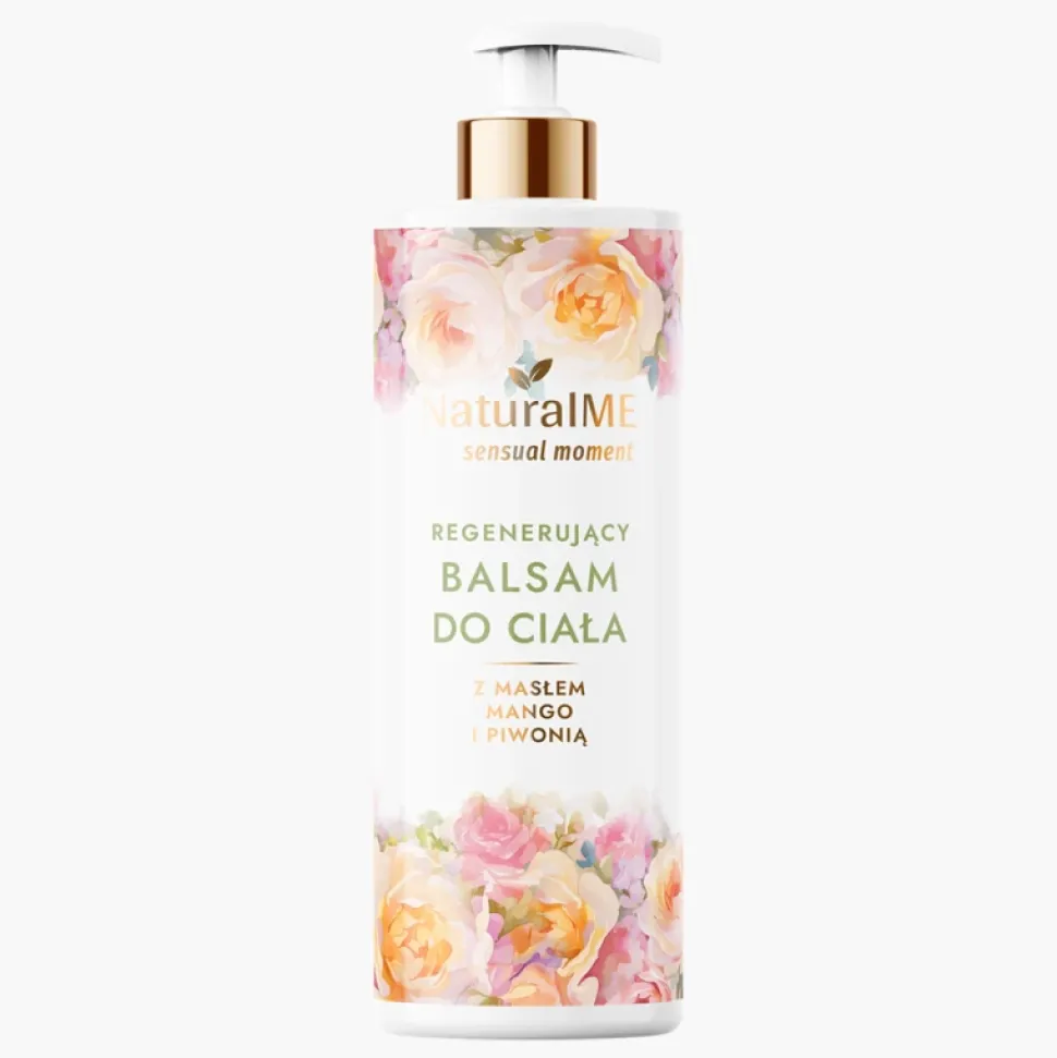 Regenerujący balsam do ciała z masłem mango i piwonią 500 ml