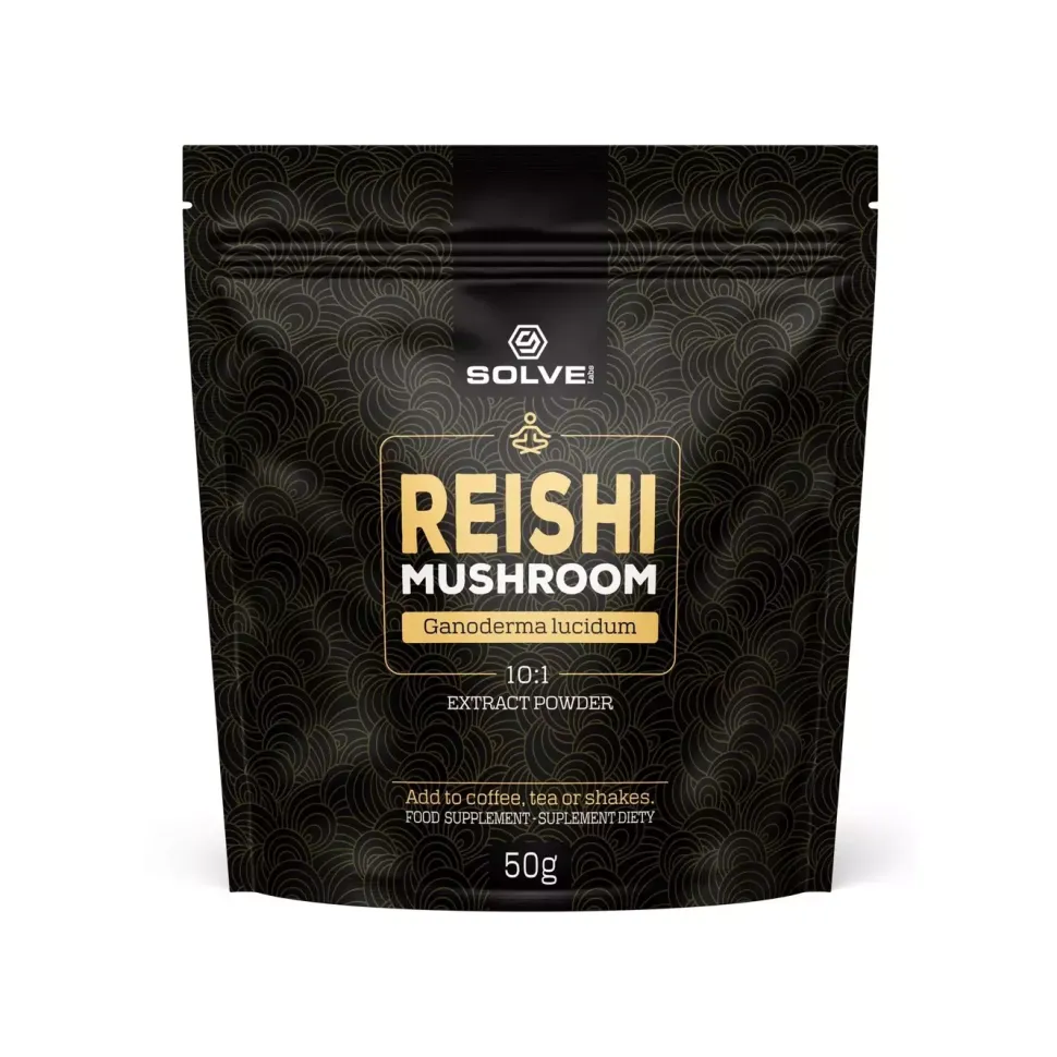 Reishi (Ganoderma lucidum) 10:1 Mushroom Suplement diety 50g